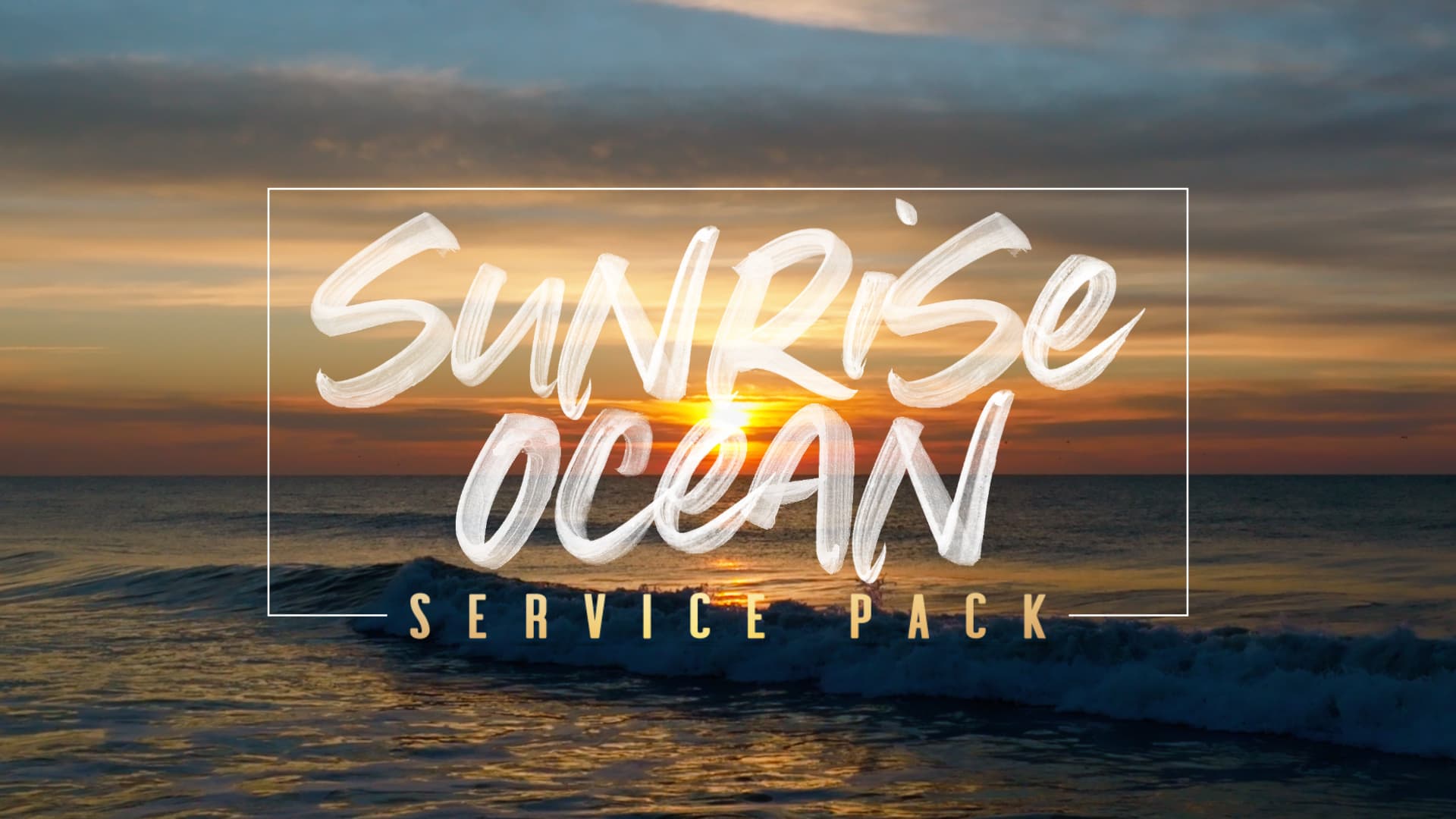 Sunrise Ocean Church Motion Backgrounds Story Loop