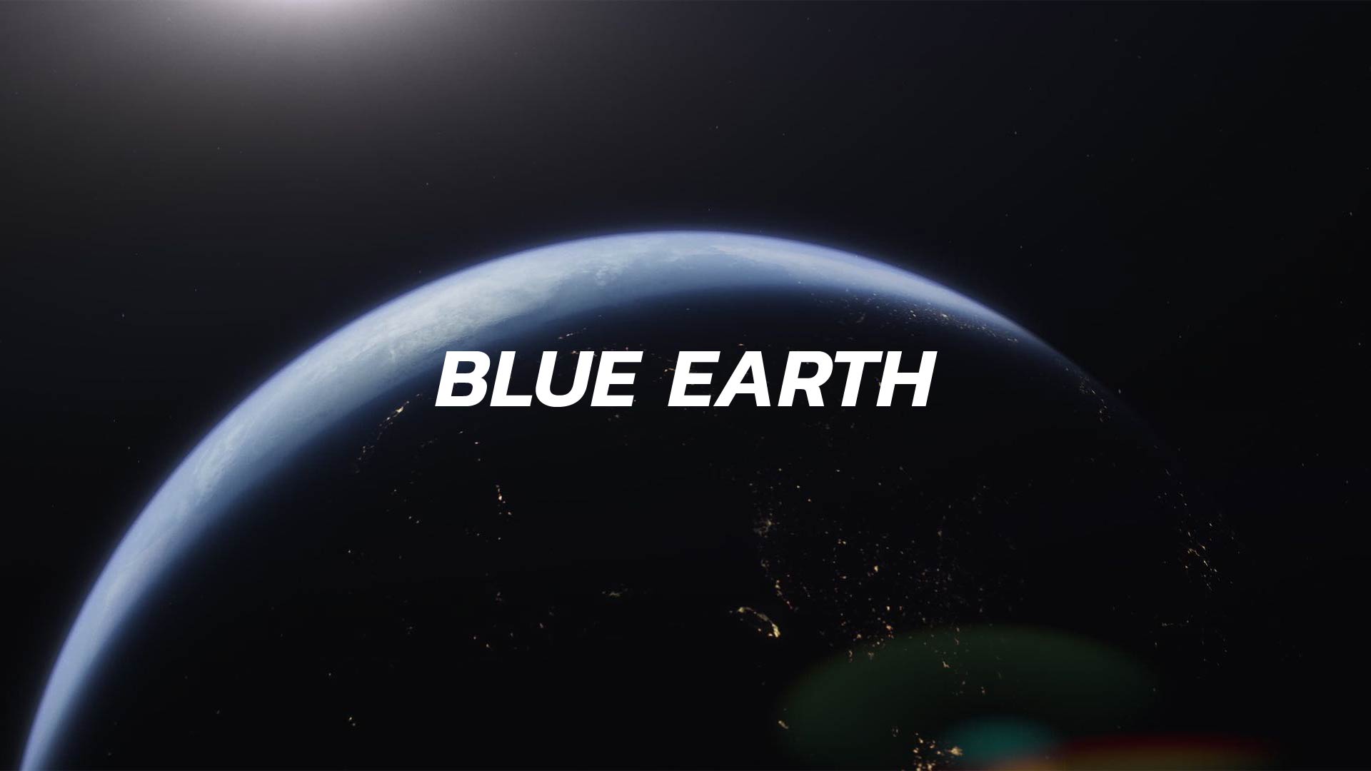 Blue Earth Stock Footage Story Loop