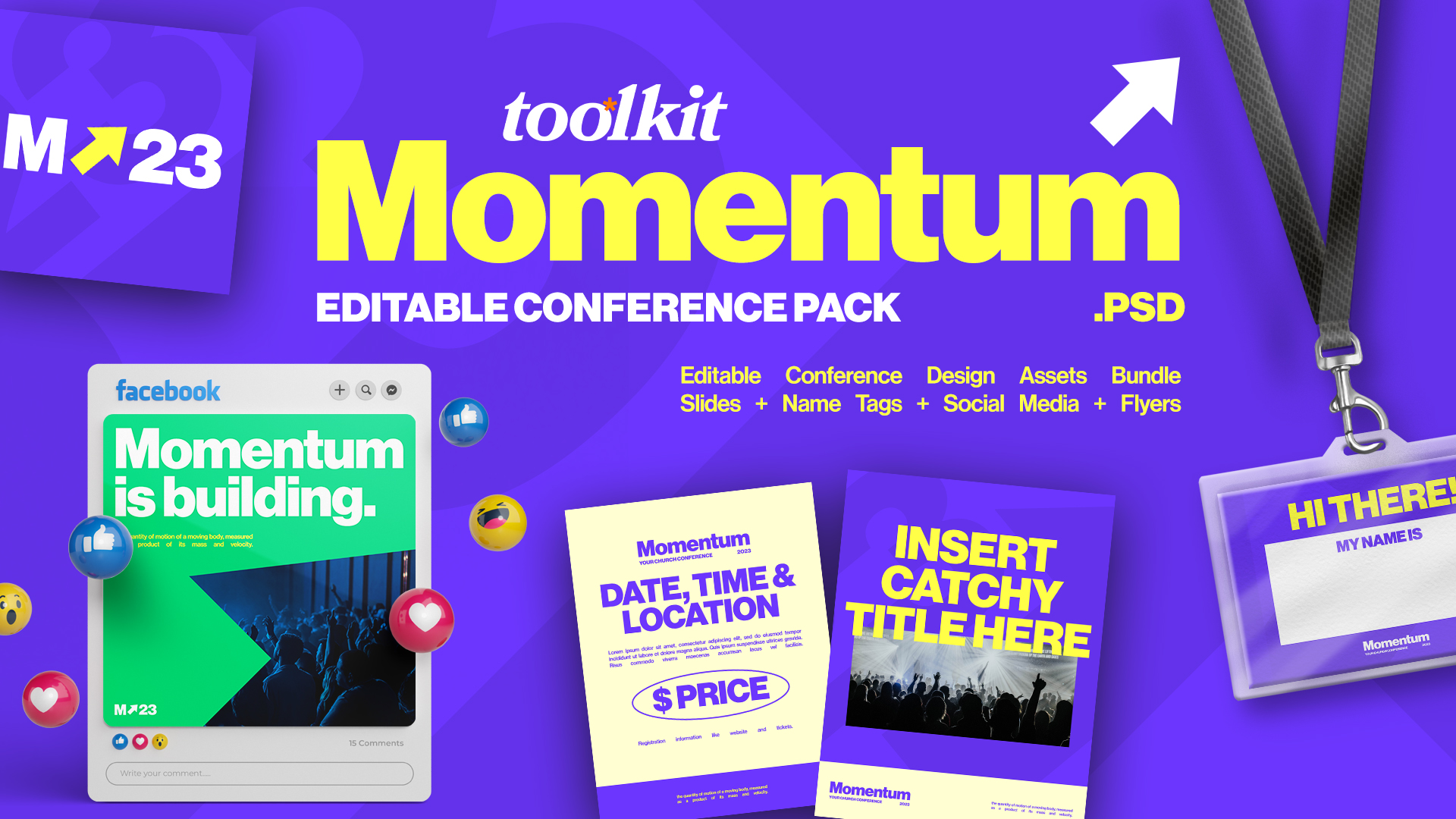 Momentum Conference Assets Bundle Story Loop