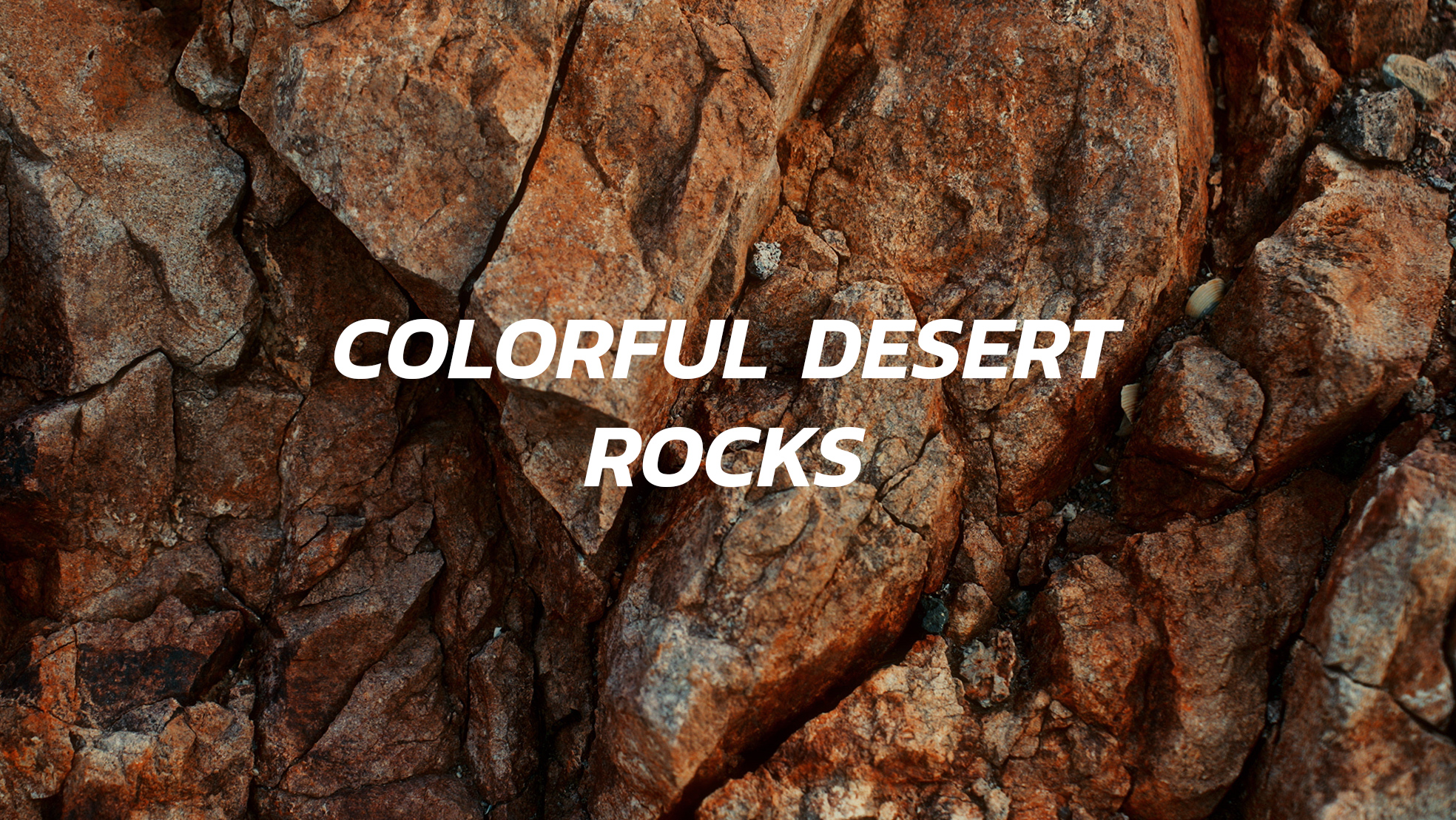 Colorful Desert Rocks | Stock Footage | Story Loop