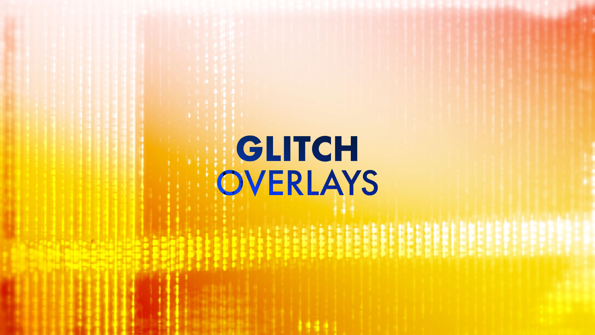 Glitch Overlays Stock Footage Collection