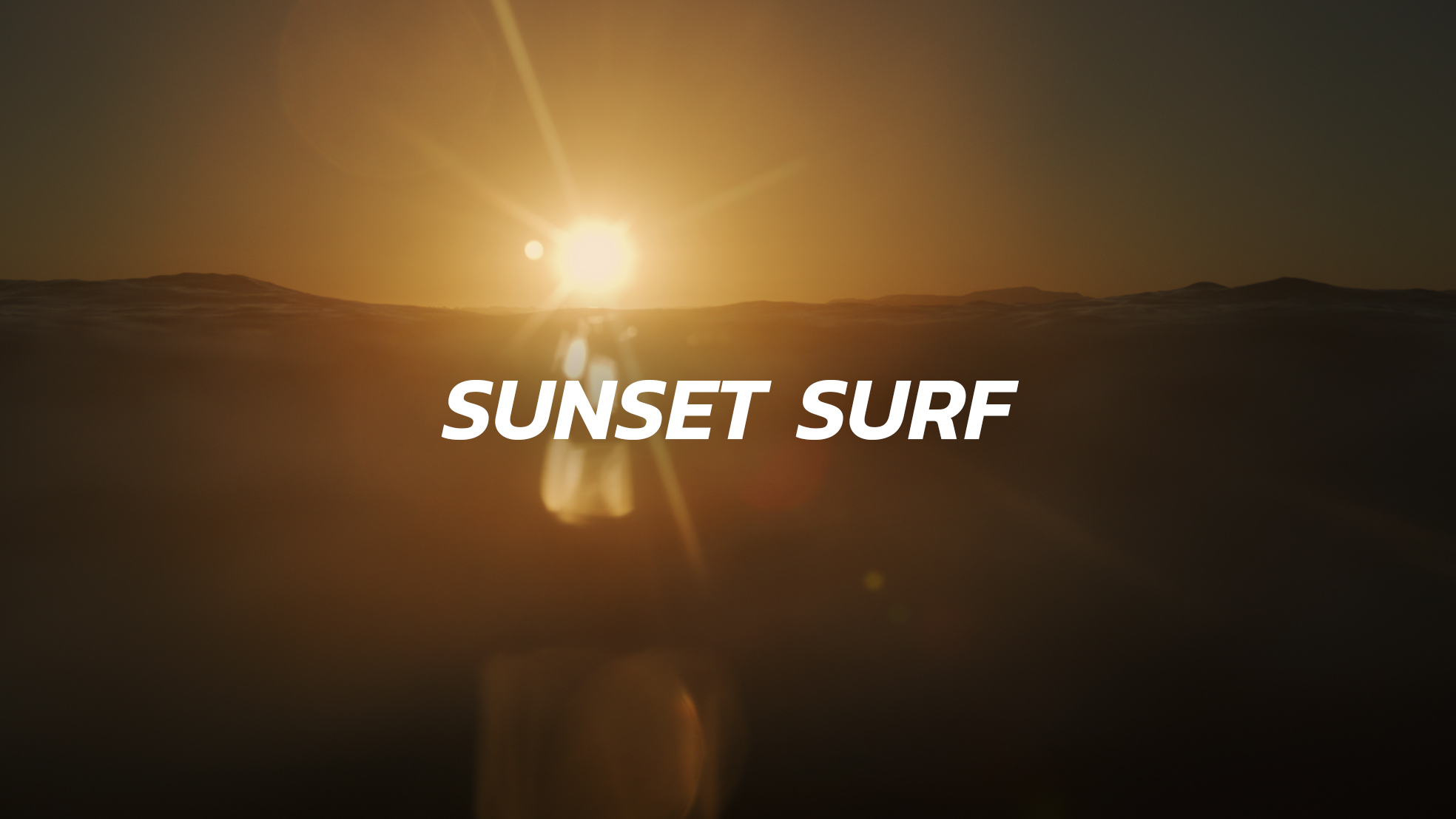Sunset Surf | Stock Footage