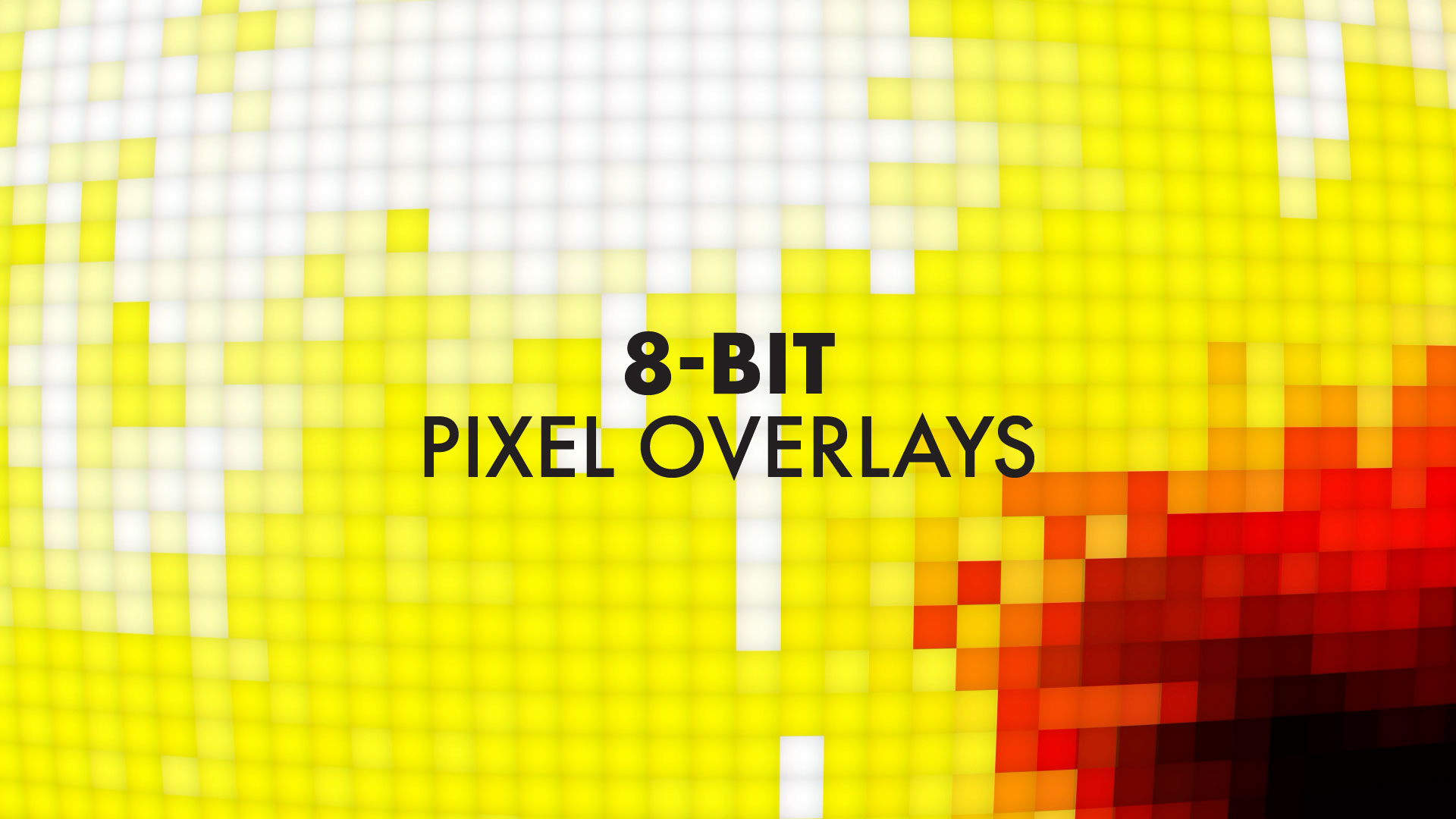 8-Bit Pixel Overlays | Stock Footage Collection