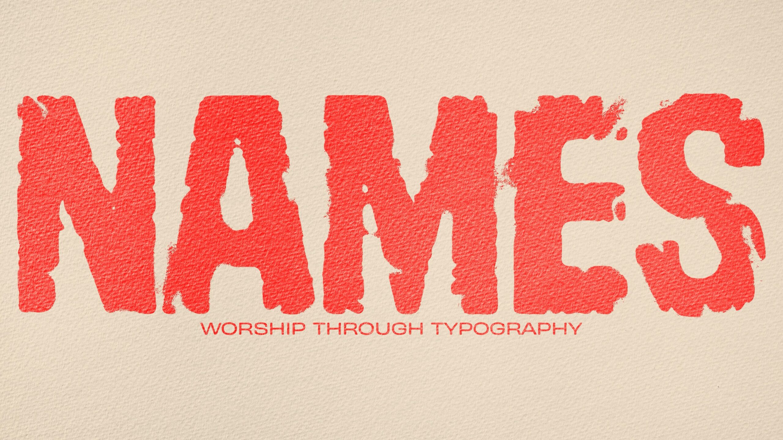 Looped Names Names (Worship Typography) - Worship Backgrounds | Story Loop