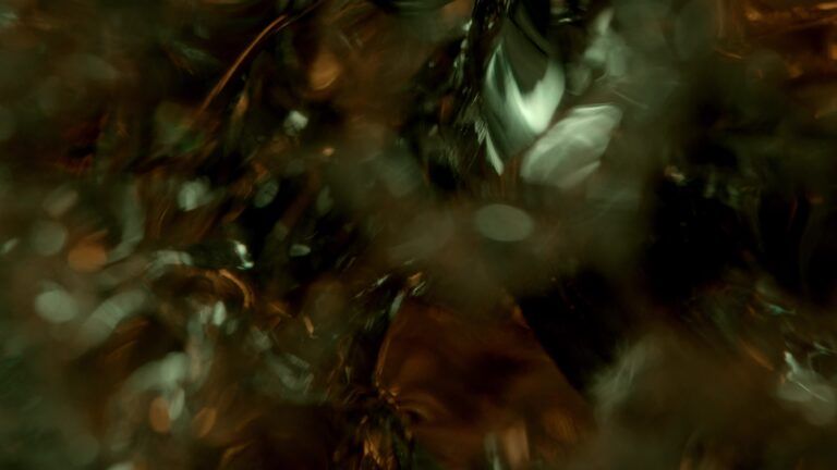 sculpted glass_green brown